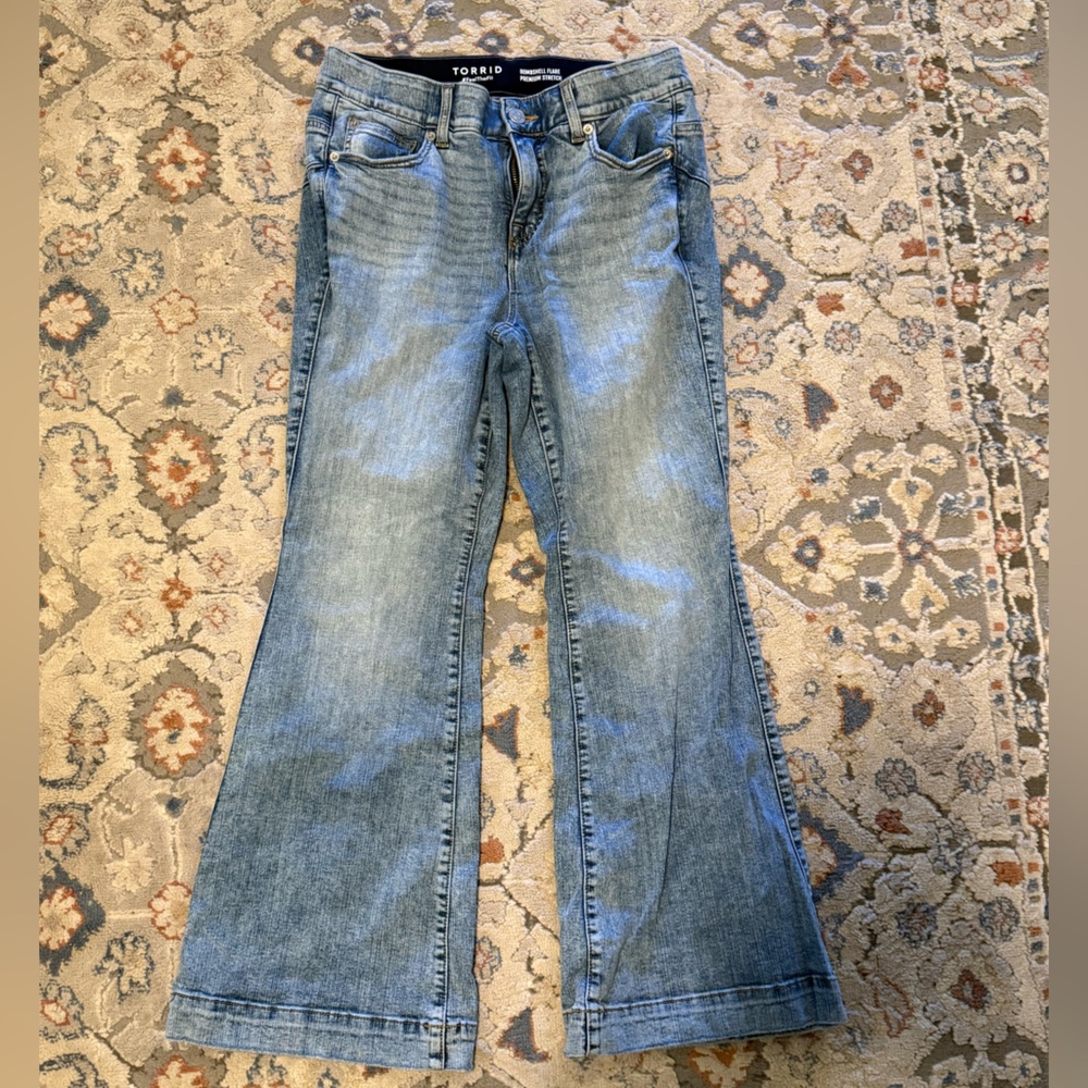 Torrid Denim Blue Wide Leg Jeans